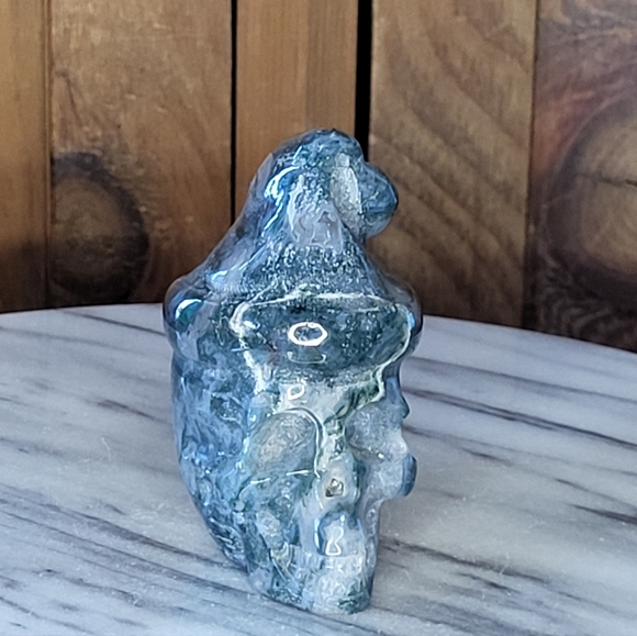 Agate Santa Skull - Picture 9 of 15